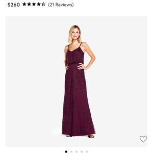 Adrianna Papel sz 12 Art Deco gorg dress